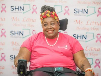 Ms. Letna (Letna Allen-Rowe), founder of the Ms. Letna Healing Hope Foundation