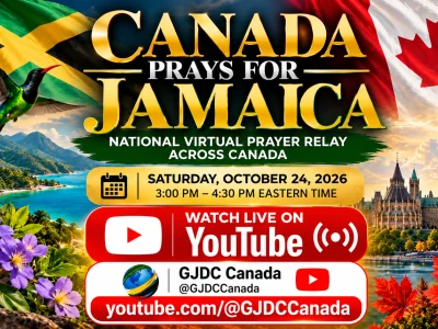 Canada Prays for Jamaica: A National Prayer Relay, One Year After Melissa