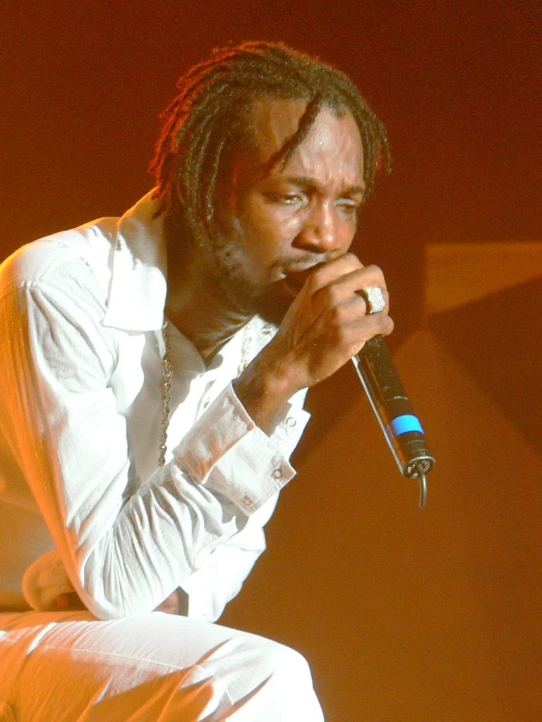 Mavado performing on stage at Reggae Sumfest 2008